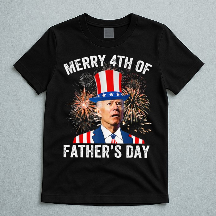 Joe Biden Merry 4th Of Father's Day Funny 4th Of July T-Shirt