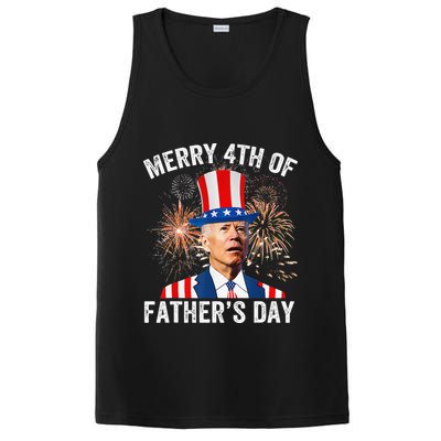 Joe Biden Merry 4th Of Father's Day Funny 4th Of July PosiCharge Competitor Tank