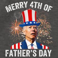 Joe Biden Merry 4th Of Father's Day Funny 4th Of July Vector Backpack