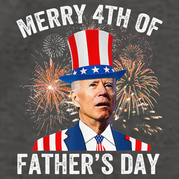 Joe Biden Merry 4th Of Father's Day Funny 4th Of July Vector Backpack