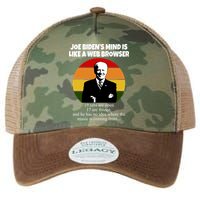 Joe Biden's Mind Is Like A Web Browser Legacy Tie Dye Trucker Hat
