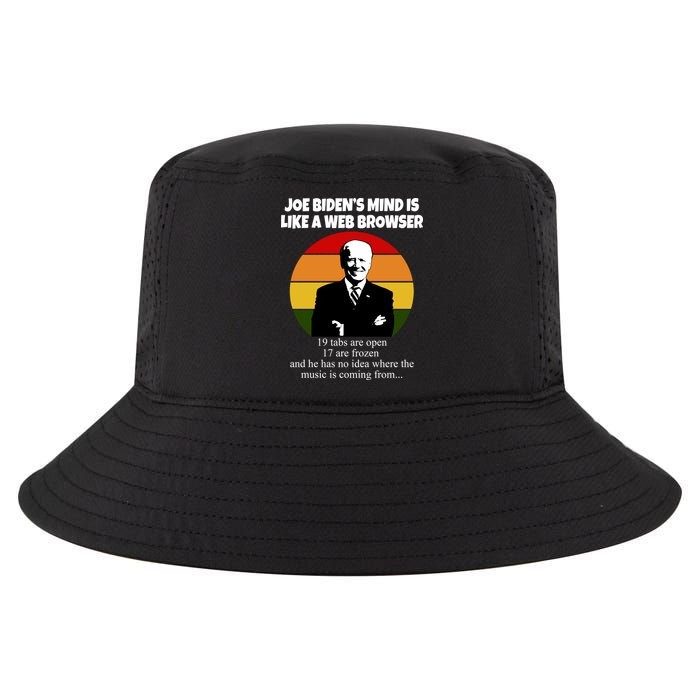 Joe Biden's Mind Is Like A Web Browser Cool Comfort Performance Bucket Hat