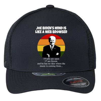 Joe Biden's Mind Is Like A Web Browser Flexfit Unipanel Trucker Cap