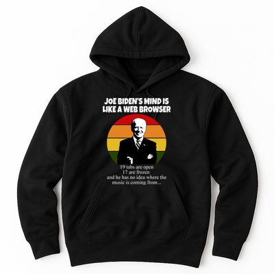 Joe Biden's Mind Is Like A Web Browser Hoodie