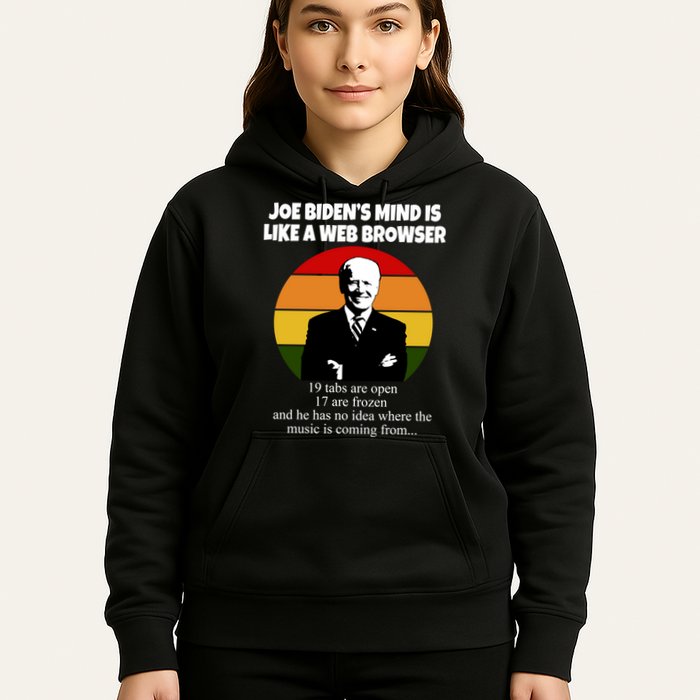 Joe Biden's Mind Is Like A Web Browser Hoodie