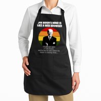 Joe Biden's Mind Is Like A Web Browser Full-Length Apron With Pockets