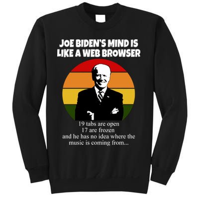Joe Biden's Mind Is Like A Web Browser Sweatshirt