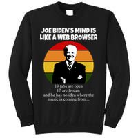 Joe Biden's Mind Is Like A Web Browser Sweatshirt