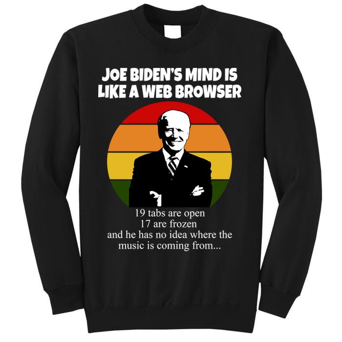 Joe Biden's Mind Is Like A Web Browser Sweatshirt
