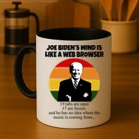 Joe Biden's Mind Is Like A Web Browser Mug