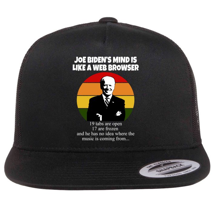 Joe Biden's Mind Is Like A Web Browser Flat Bill Trucker Hat