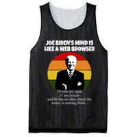 Joe Biden's Mind Is Like A Web Browser Mesh Reversible Basketball Jersey Tank