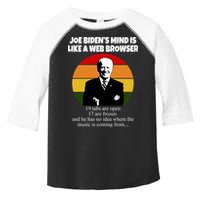 Joe Biden's Mind Is Like A Web Browser Toddler Fine Jersey T-Shirt