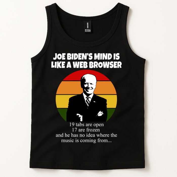 Joe Biden's Mind Is Like A Web Browser Tank Top