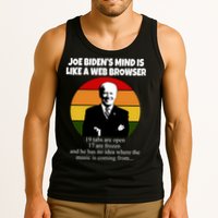 Joe Biden's Mind Is Like A Web Browser Tank Top