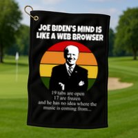 Joe Biden's Mind Is Like A Web Browser Golf Towel