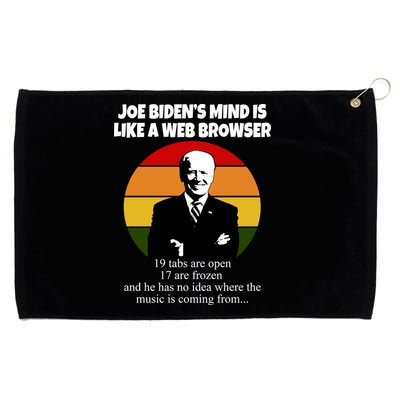 Joe Biden's Mind Is Like A Web Browser Grommeted Golf Towel