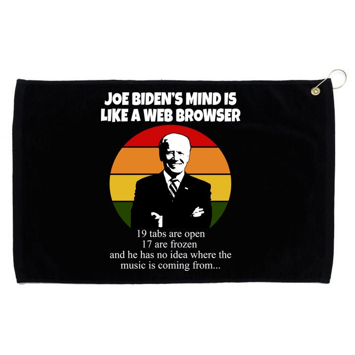 Joe Biden's Mind Is Like A Web Browser Grommeted Golf Towel