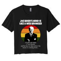 Joe Biden's Mind Is Like A Web Browser Crop Top
