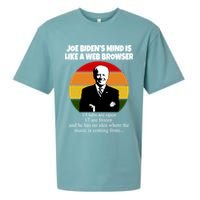 Joe Biden's Mind Is Like A Web Browser Sueded Cloud Jersey T-Shirt