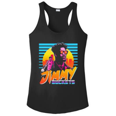 Jimmy Buckets Miami Outrun Ladies PosiCharge Competitor Racerback Tank