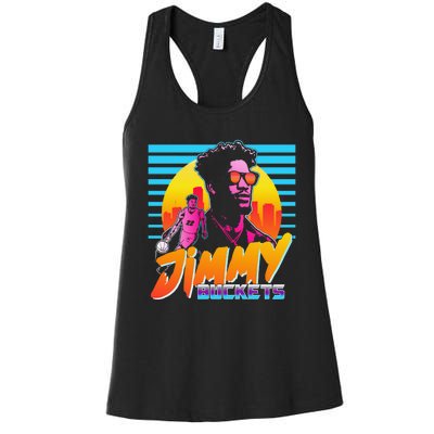 Jimmy Buckets Miami Outrun Women's Racerback Tank