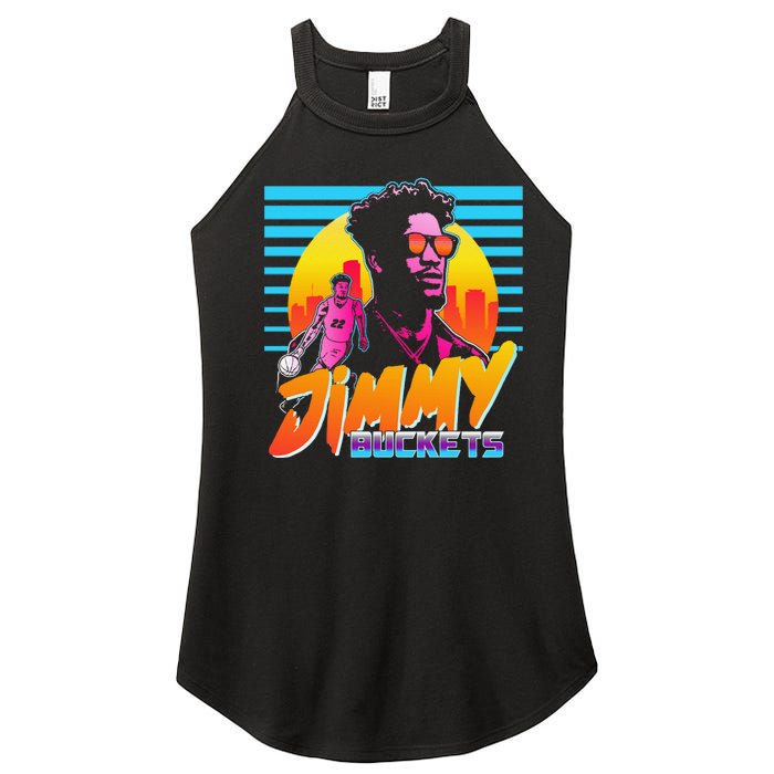 Jimmy Buckets Miami Outrun Women’s Perfect Tri Rocker Tank