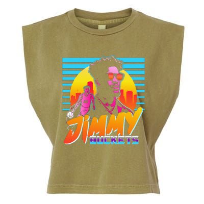 Jimmy Buckets Miami Outrun Garment-Dyed Women's Muscle Tee