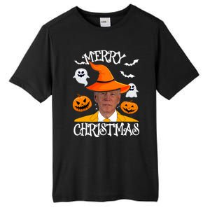 Joe Biden Merry Christmas Halloween Jokes Pumpkin Ghost Tall Fusion ChromaSoft Performance T-Shirt