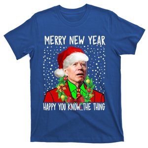 Joe Biden Merry New Year Happy You Know The Thing Funny Xmas Gift T-Shirt