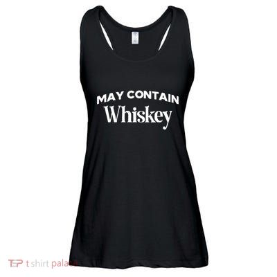 Johnny Bananas May Contain Whiskey Ladies Essential Flowy Tank