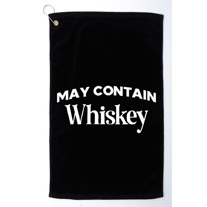 Johnny Bananas May Contain Whiskey Golf Towel