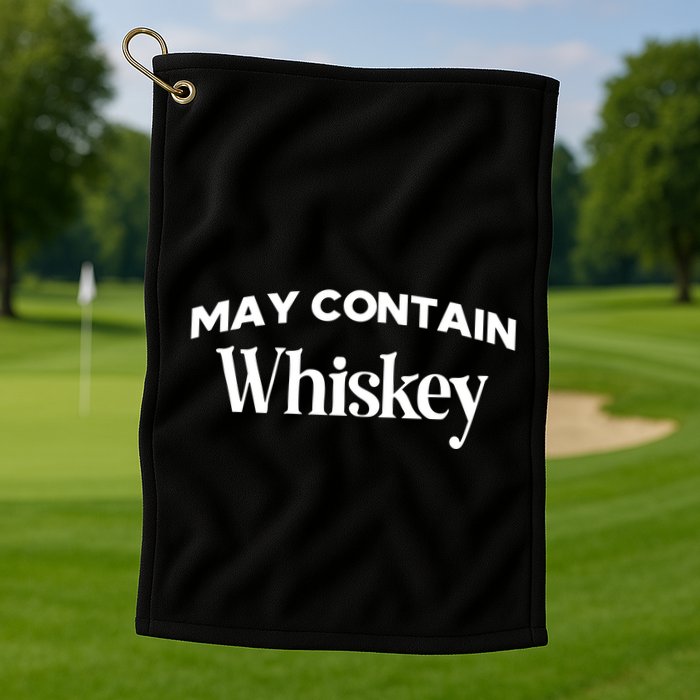 Johnny Bananas May Contain Whiskey Golf Towel