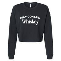 Johnny Bananas May Contain Whiskey Cropped Pullover Crew