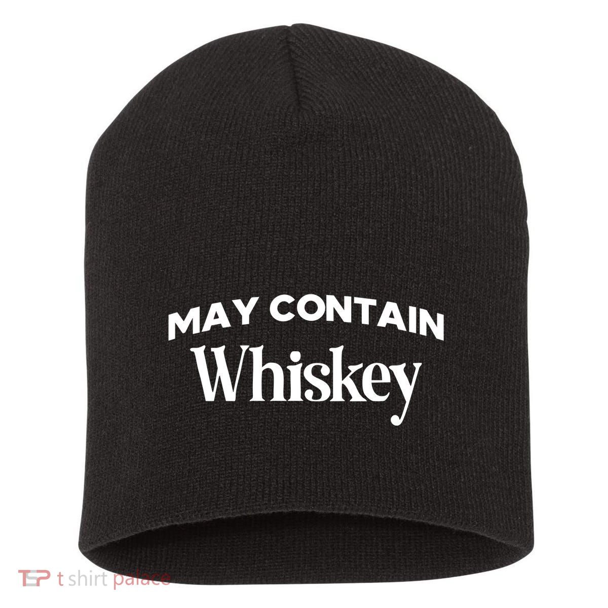 Johnny Bananas May Contain Whiskey Short Acrylic Beanie
