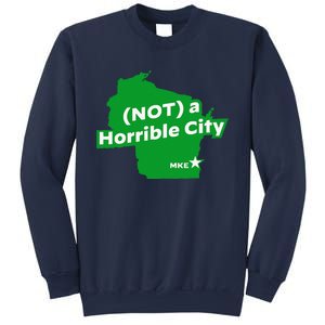 Joe Biden Not A Horrible City Milwaukee Anti Donald Trump Sweatshirt