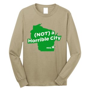 Joe Biden Not A Horrible City Milwaukee Anti Donald Trump Long Sleeve Shirt