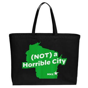 Joe Biden Not A Horrible City Milwaukee Anti Donald Trump Cotton Canvas Jumbo Tote