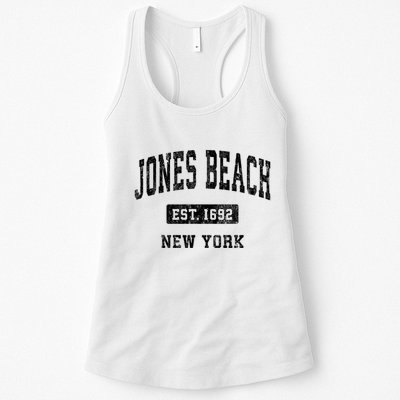 Jones Beach New York Ny Vintage Established Athletic Sports Design Womens Tank Top