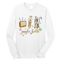 Jingle Bells Nurse Christmas Icu Nicu Rn Er Cvicu Tech Nurse Long Sleeve Shirt