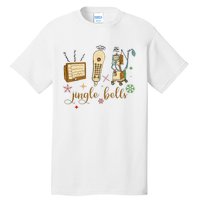 Jingle Bells Nurse Christmas Icu Nicu Rn Er Cvicu Tech Nurse Tall T-Shirt