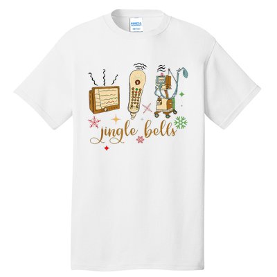 Jingle Bells Nurse Christmas Icu Nicu Rn Er Cvicu Tech Nurse Tall T-Shirt