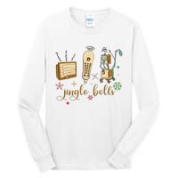 Jingle Bells Nurse Christmas Icu Nicu Rn Er Cvicu Tech Nurse Tall Long Sleeve T-Shirt