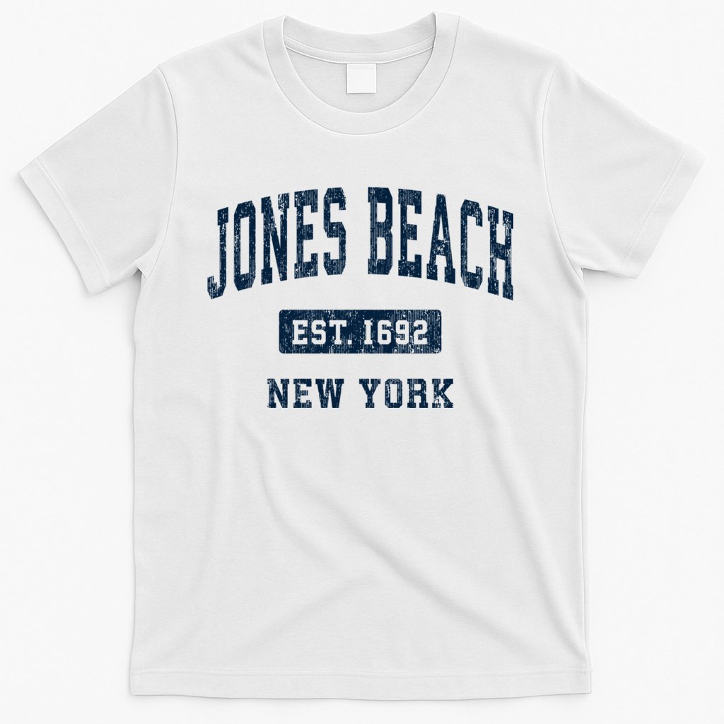 Jones Beach New York Ny Vintage Athletic Sports T-Shirt