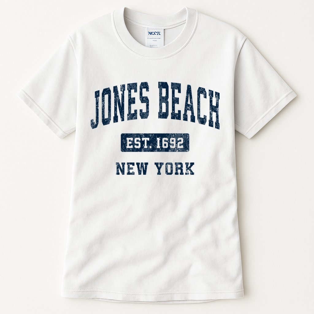 Jones Beach New York Ny Vintage Athletic Sports Tall T-Shirt