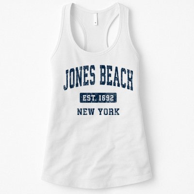 Jones Beach New York Ny Vintage Athletic Sports Womens Tank Top