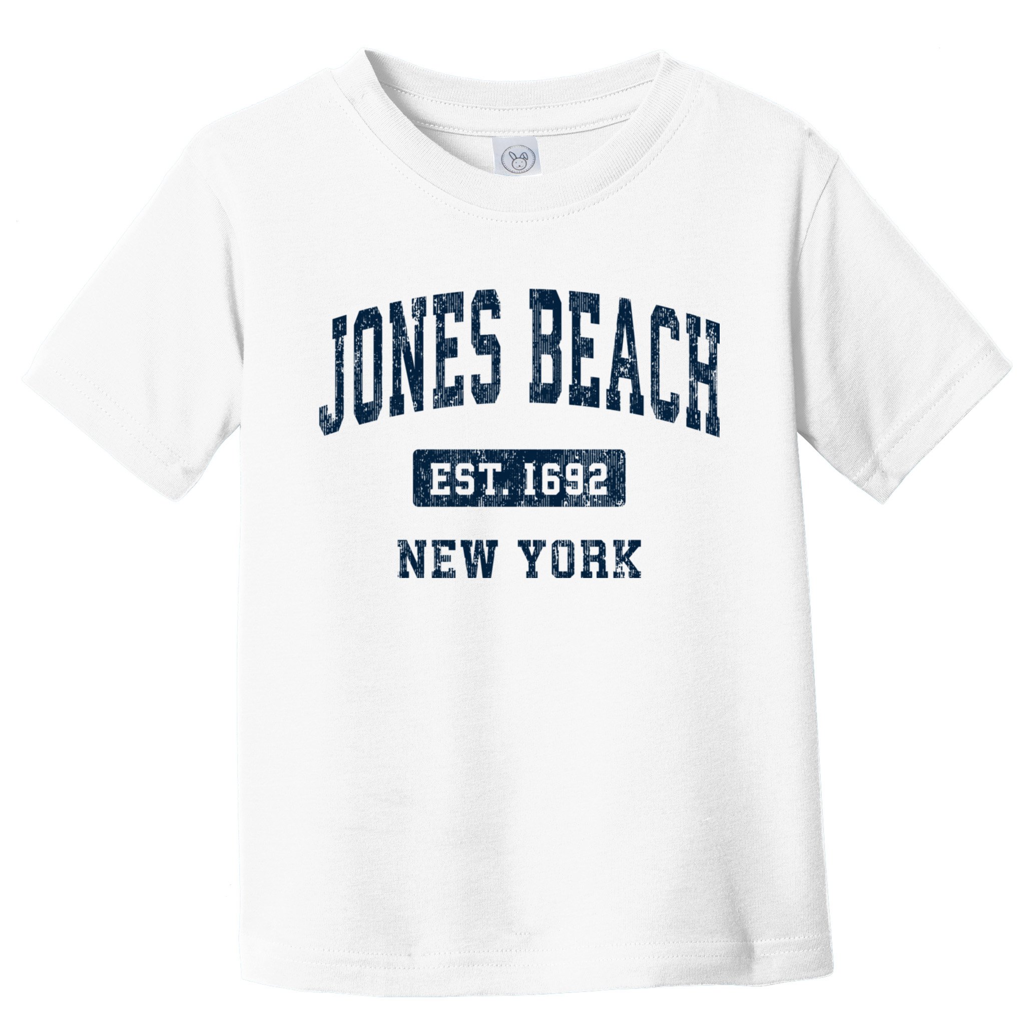 Jones Beach New York Ny Vintage Athletic Sports Toddler T-Shirt