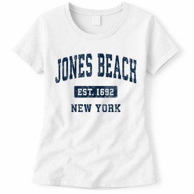 Jones Beach New York Ny Vintage Athletic Sports Womens T-Shirt