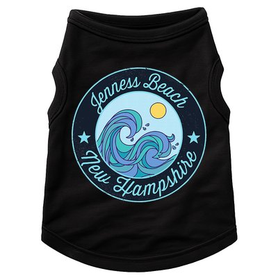 Jenness Beach Nh New Hampshire Souvenir Nautical Surfer Grap Doggie Tank