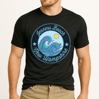 Jenness Beach Nh New Hampshire Souvenir Nautical Surfer Grap Cooling Performance Crew T-Shirt